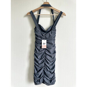 Tiger Mist Girl Tilly BodyCon Grey mini dress size XS (TEEN) $80